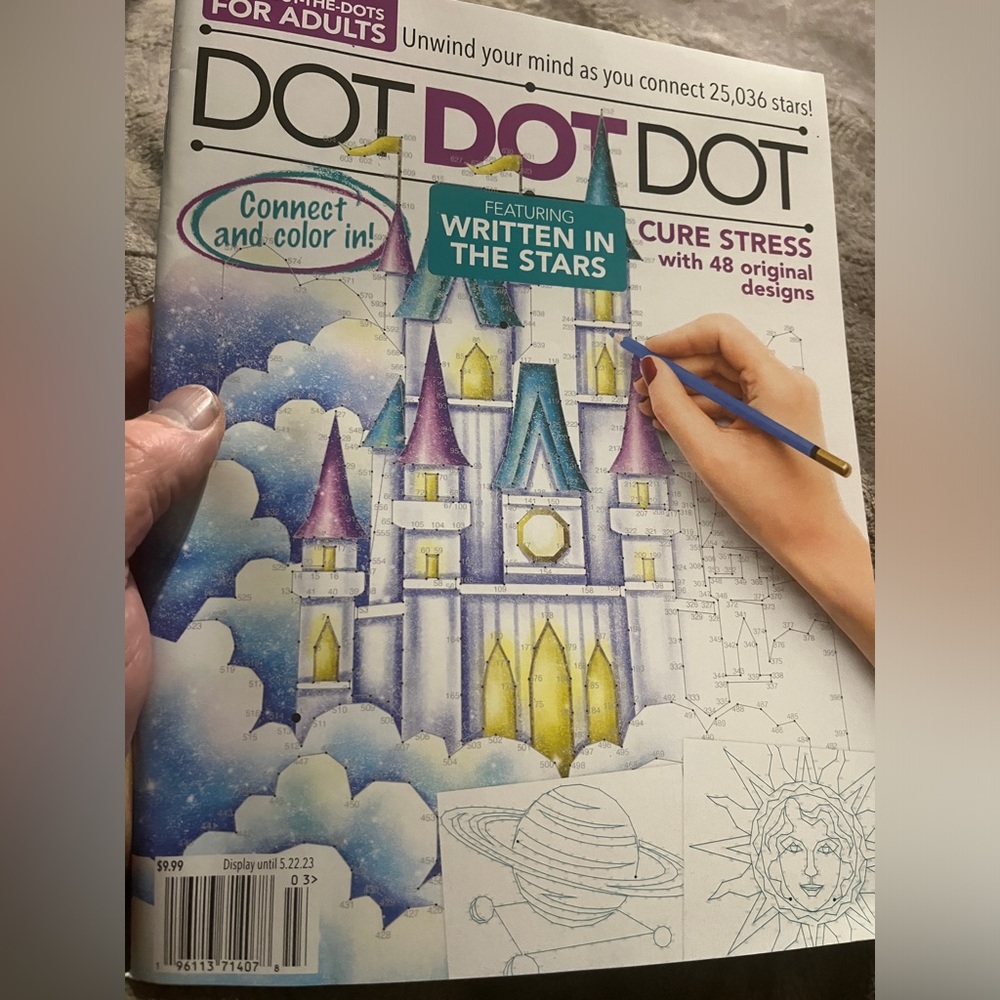 Connect The Dots Coloring book 48 pictures.